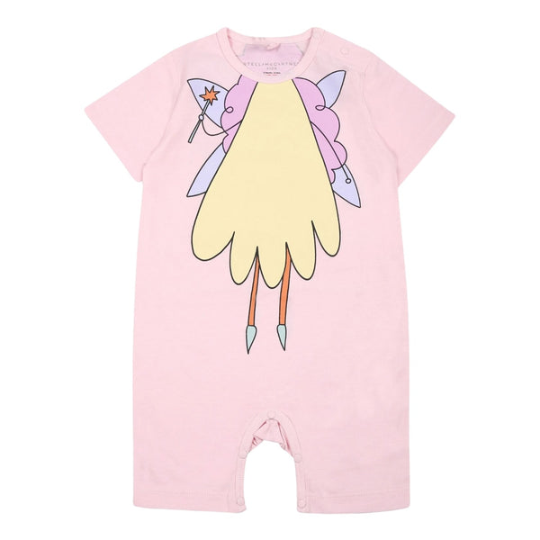 Baby Girls Pink Cotton Fairy Shortie
