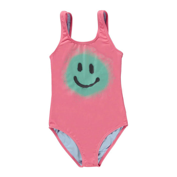 Pink Smiley Swimsuit