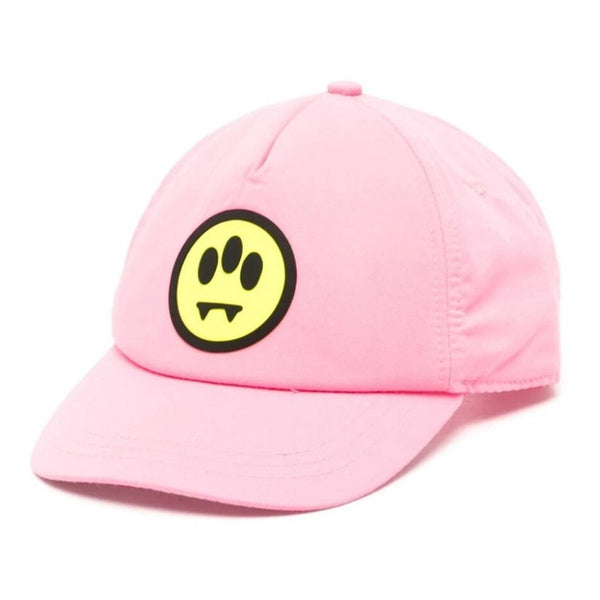 Unisex Pink Logo-Print Cap