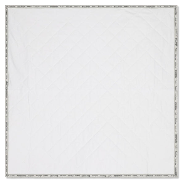Baby Unisex White Logo-Trim Blanket