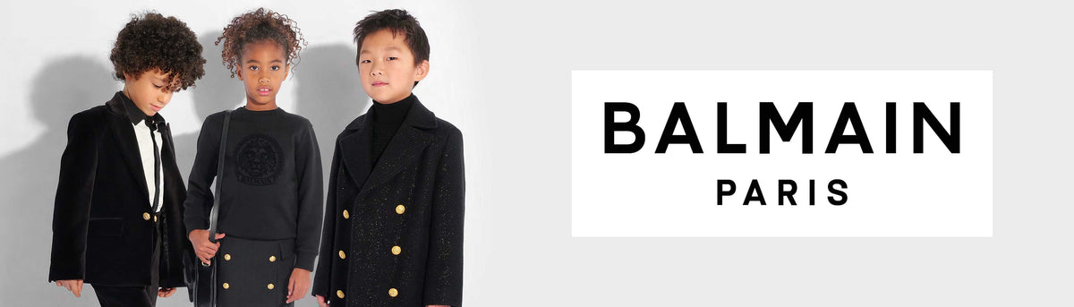 Balmain Riyadh Balmain: Kids' Designer Clothing | Little Tags Luxury
