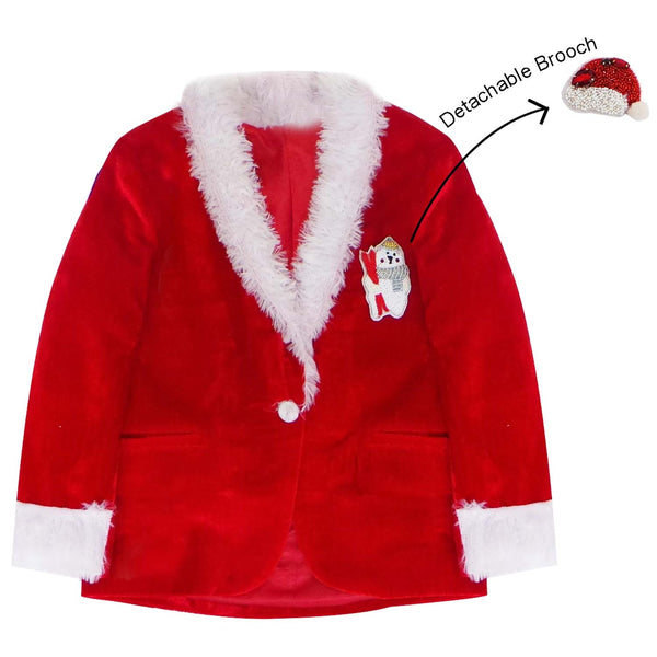 Girls Red Christmas Jackets