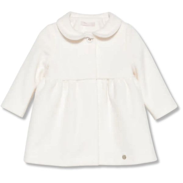 Baby Girls White Logo-Patch Dresses