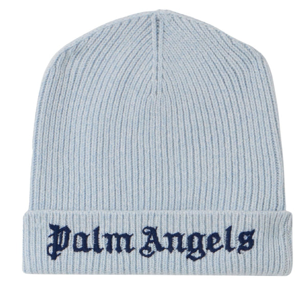 Boys Blue Logo-Print Knitted Beanie
