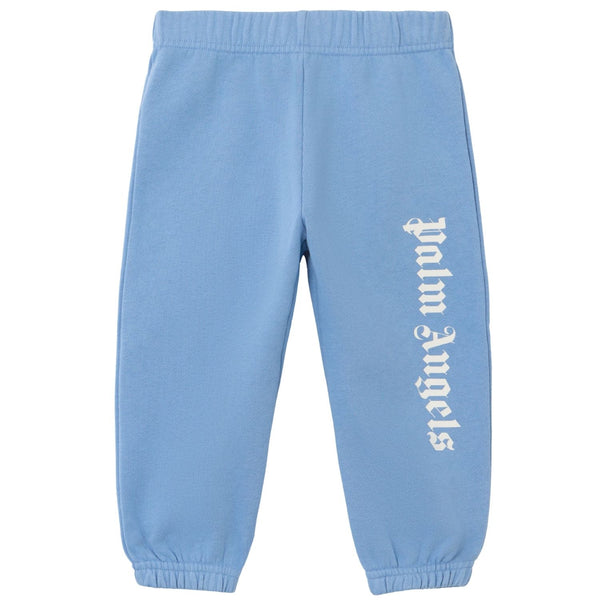Baby Boys Blue Logo-Print Joggers
