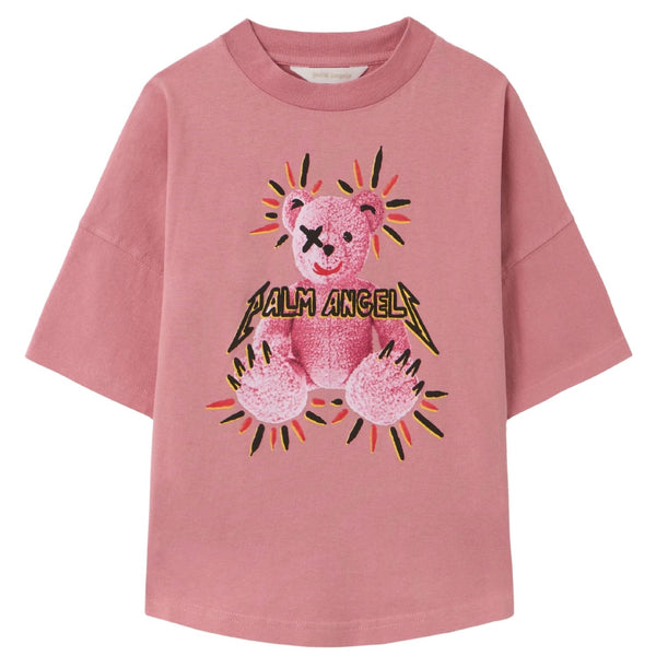 Girls Pink Logo-Print T-Shirt