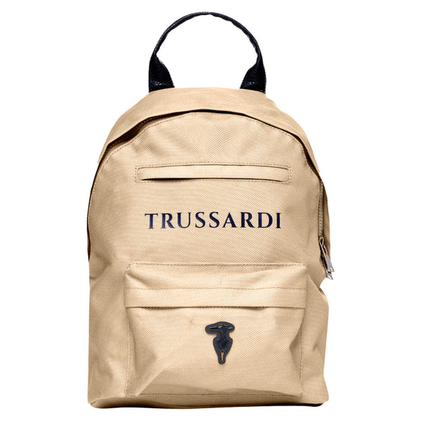 Boys Beige Logo-Print Backpack