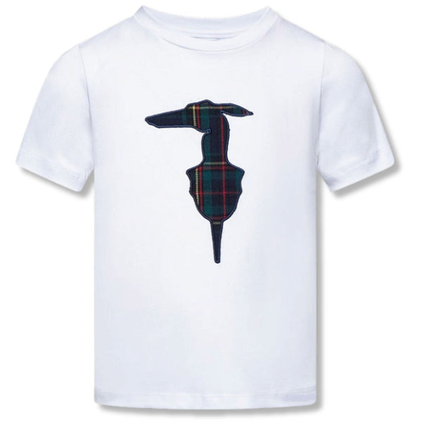 Boys White Logo-Print T-Shirt