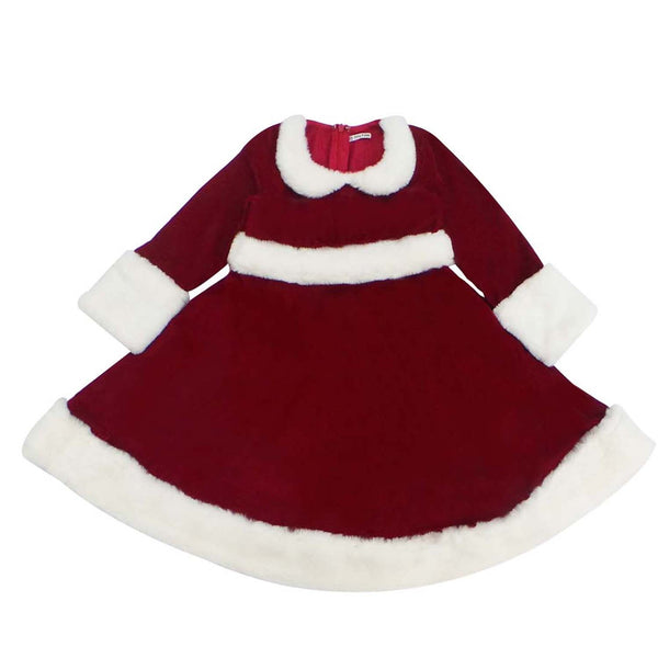 Girls Red Velvet Dresses