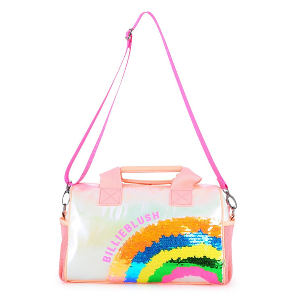 Girls Silver & Pink Logo-Print Changing Bags