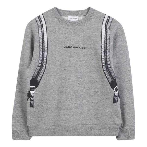 Boys Grey Logo-Print Sweatshirts
