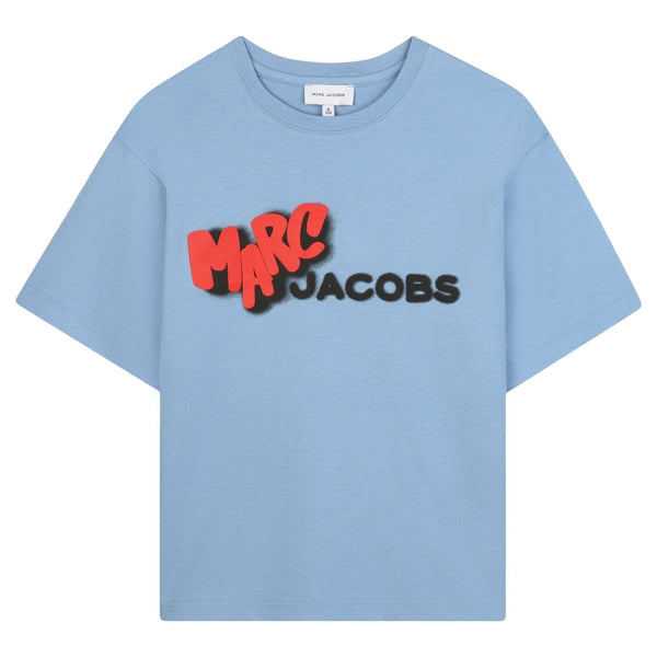 Boys Blue Logo-Print T-Shirts