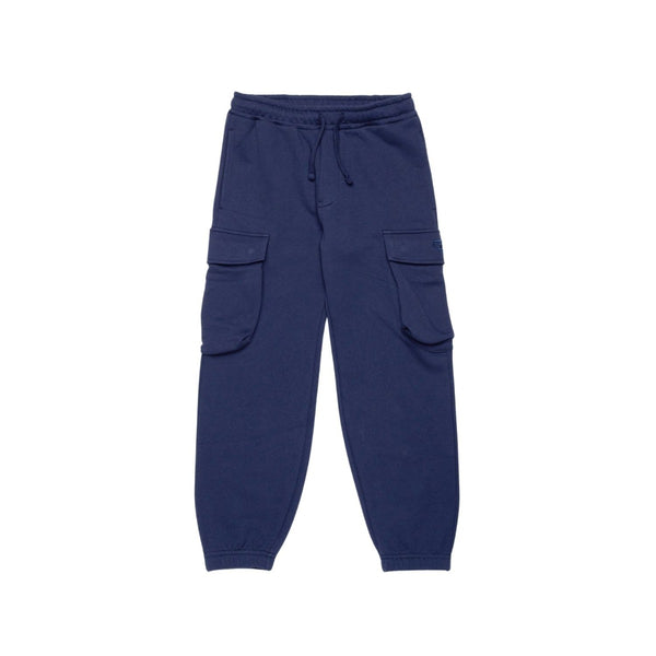 Boys Navy Blue Cargo Pockets Trouser