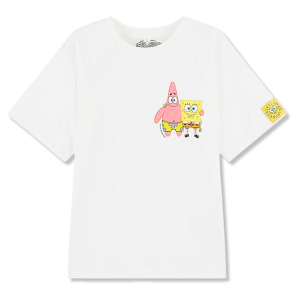 Unisex Ivory Cotton SpongeBob T-Shirt