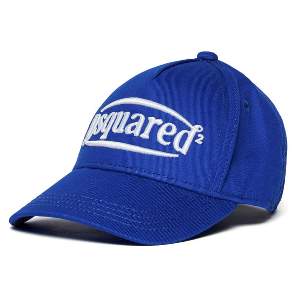 Boys Blue Logo-Embroidered Cap