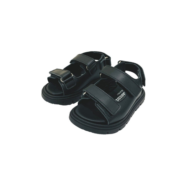 Black Sandals With Velcro Straps