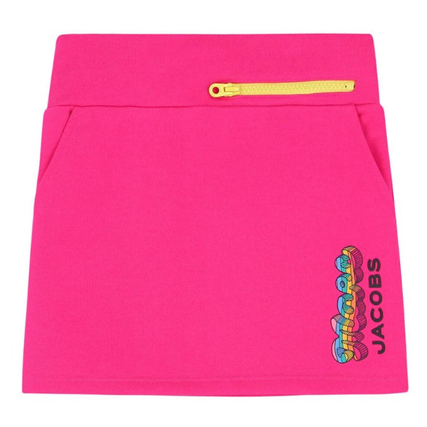 Girls Pink Logo Skirt