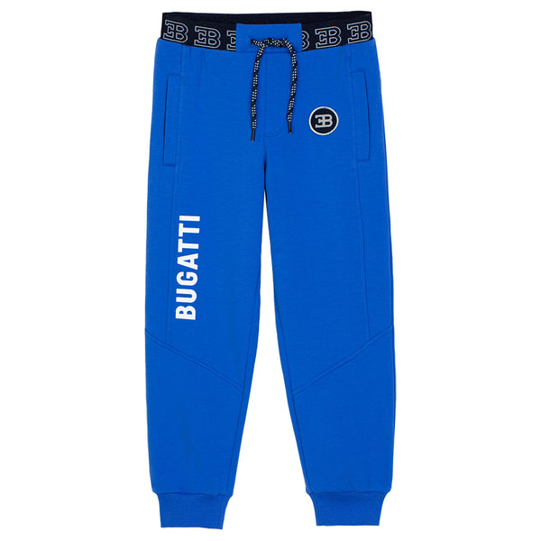 Boys Blue Logo-Patch Jogger