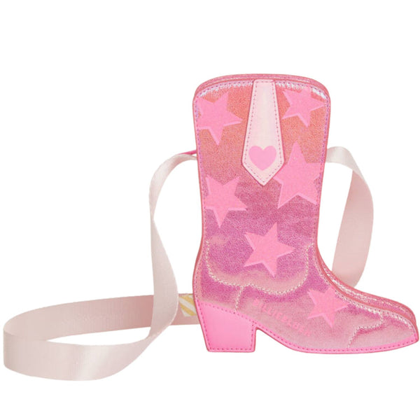 Girls Pink Boot Shaped Bag