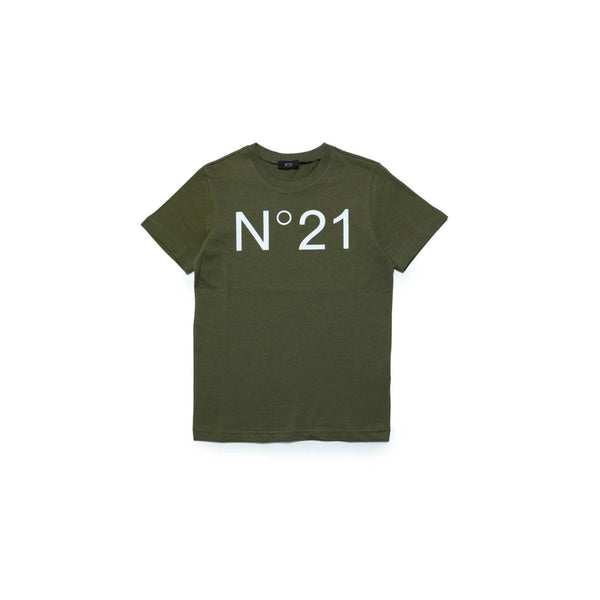 Green Jersey T-Shirt With Logo