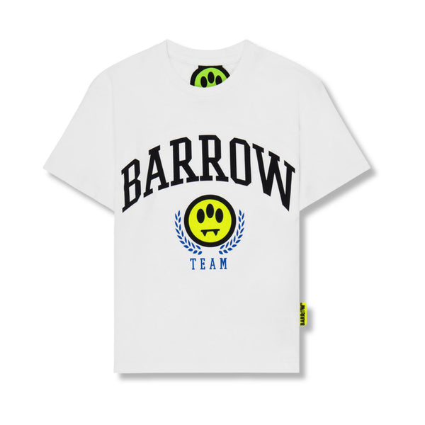 Unisex White Logo-Print Cotton T-Shirt