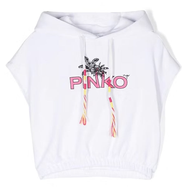 Girl White Cotton T-Shirt