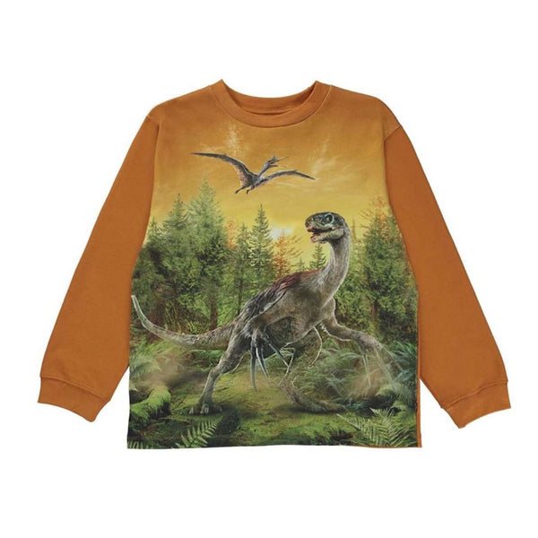 Rube Forest Dino Print Organic Cotton Sweatshirt