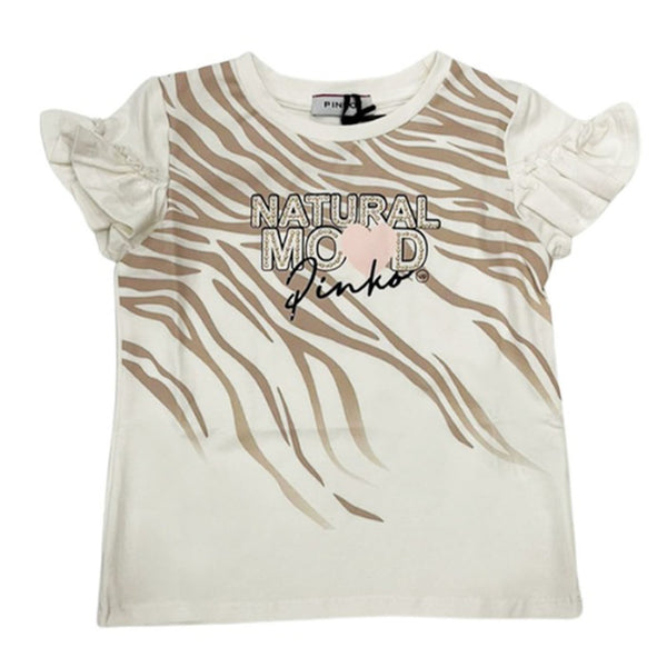 Girl Cream Cotton T-Shirt