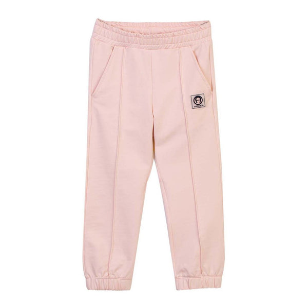 Baby Girls Pink Elasticated Hem Logo Jogger