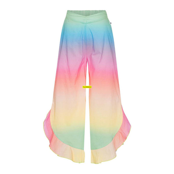 Girls Cotton Rainbow Beach Swim Trousers