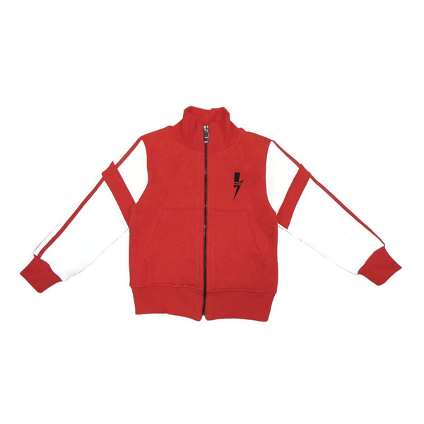 Boys Red Sweat Jacket