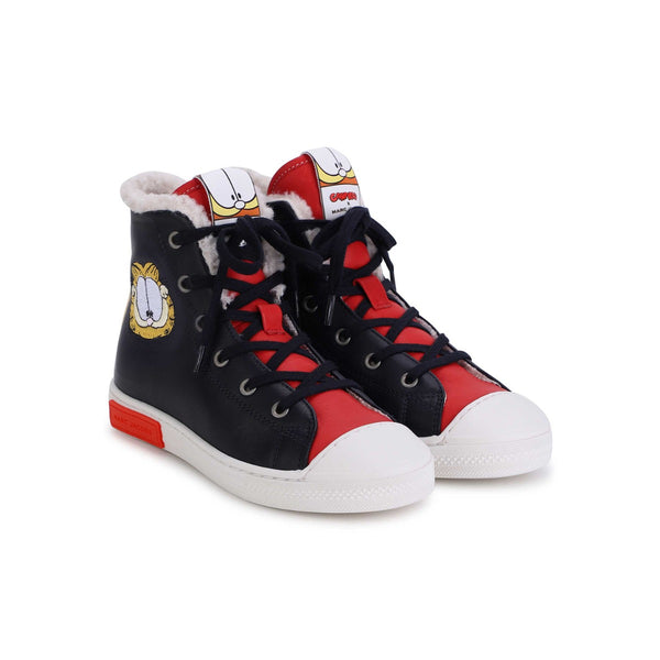 Boys Garfield High Top Trainers