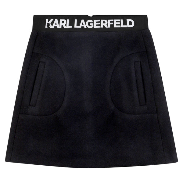 Girls Black A-Line Skirts