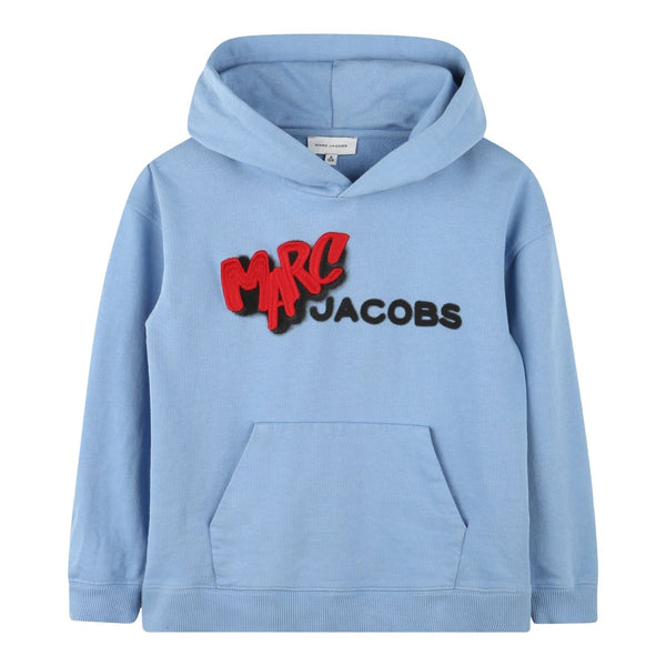 Boys Blue Logo-Print Hoodies