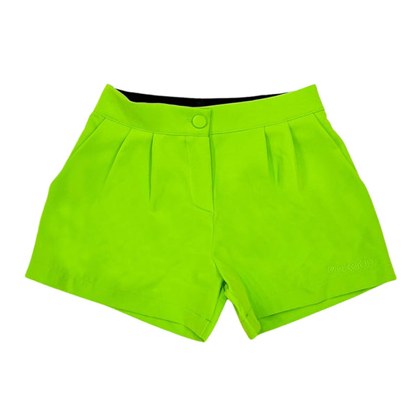 Girl Green Cotton Shorts