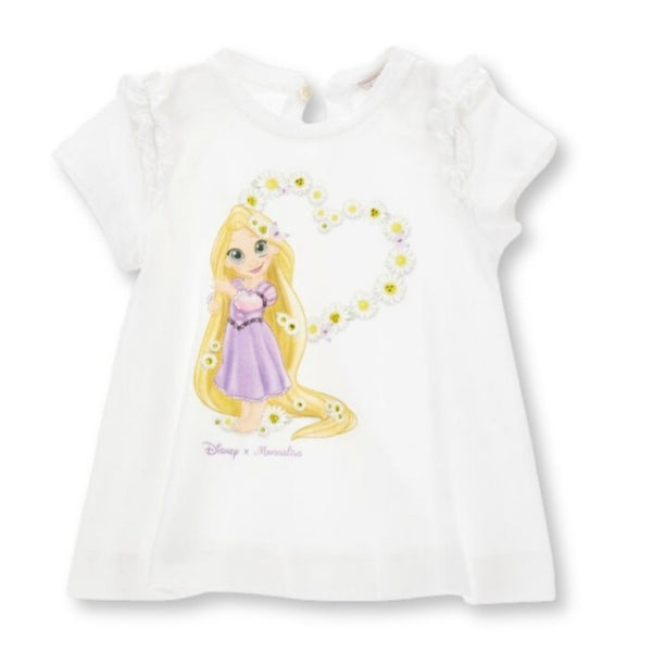 Baby Girls White Rapunzel Maxi T-shirt
