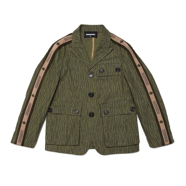 Olive Green Boys Coat
