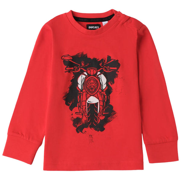 Baby Boys Red Graphic-Print T-Shirt