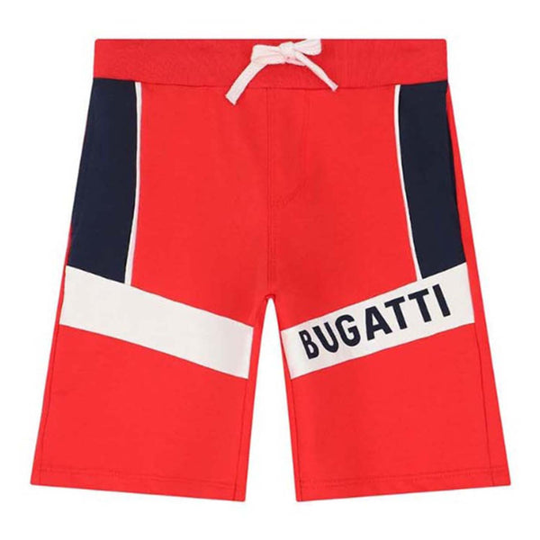 Boys Red Logo Shorts