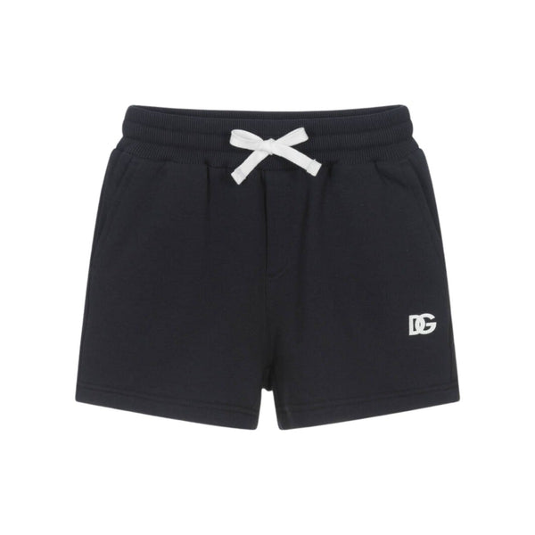 Boys Navy Blue Cotton Jersey Shorts