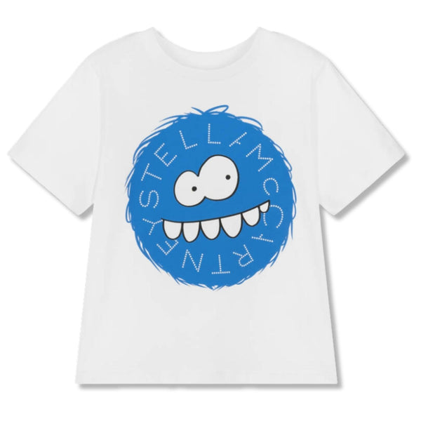 Boys White Graphic-Print T-shirt