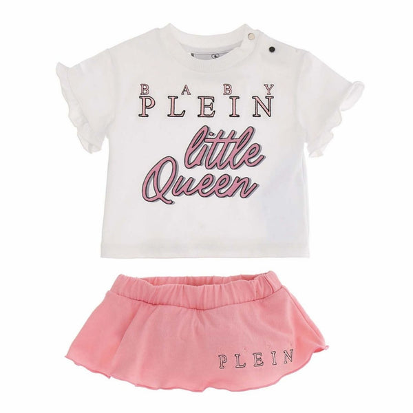 Baby Plein Little Queen T-shirt & Skirt Set