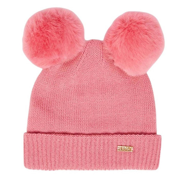 Knit Hat With Pom-Pom