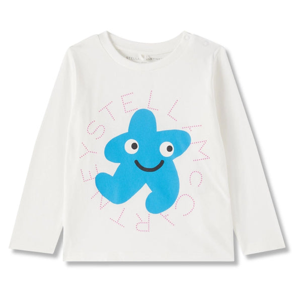 Baby Unisex White Graphic-Print T-shirt