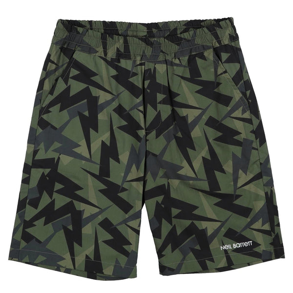 Neil Barrett Military Green Swim Shorts