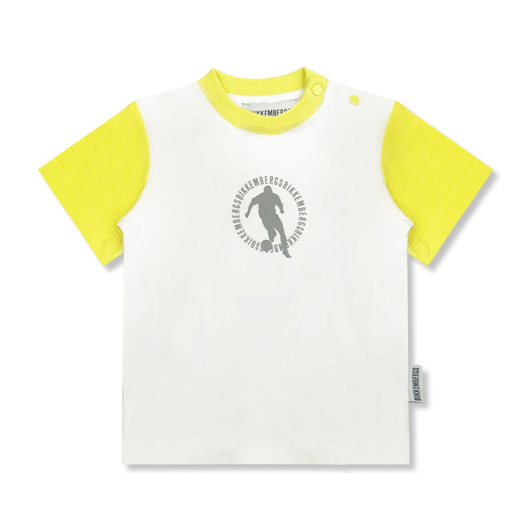Baby Unisex White Logo-Print T-Shirt