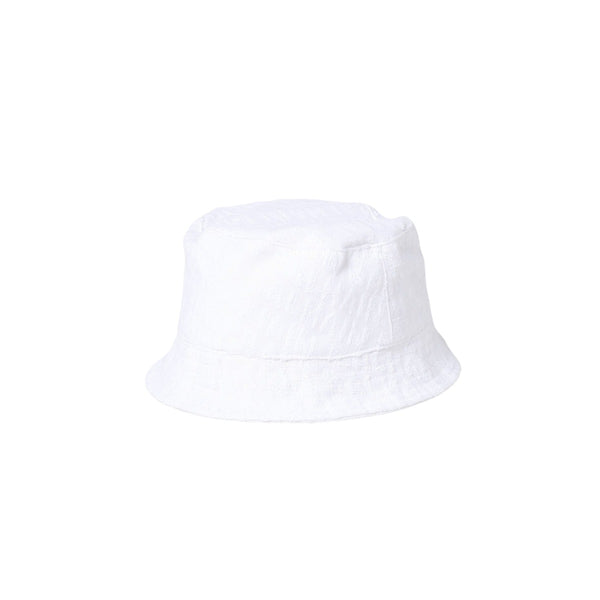 Kids Debossed Logo Cotton Bucket Hat