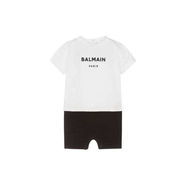 Baby Boys White and Black Shortie