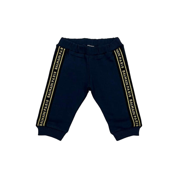 Baby Boy Navy Blue Cotton Trouser