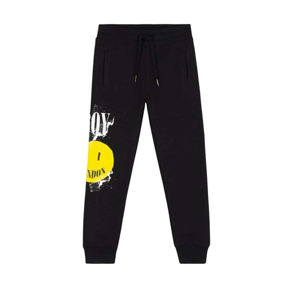 Boys Kids Text Jogger Black - Unisex